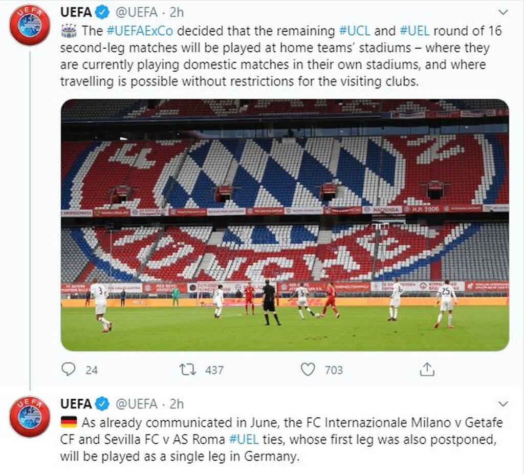 UEFA: Το πρωτόκολλο, οι κλειστές πόρτες και το VAR (photos)