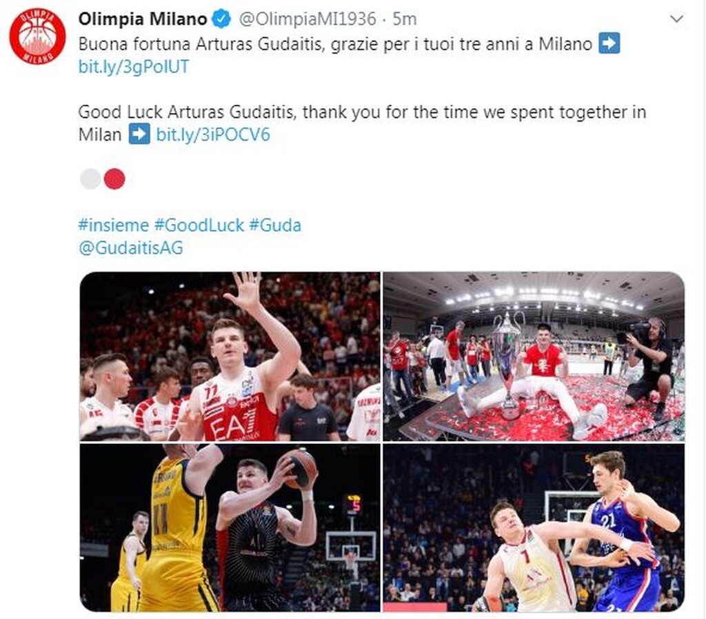 Αρμάνι Μιλάνο: Τέλος και επίσημα ο Γκουντάιτις (photos)