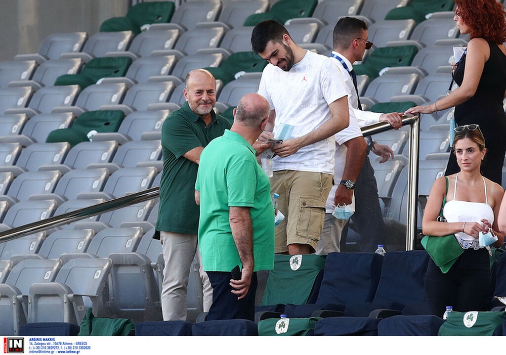 Παναθηναϊκός-ΑΕΚ: Στο γήπεδο ο Αλαφούζος! (photos)