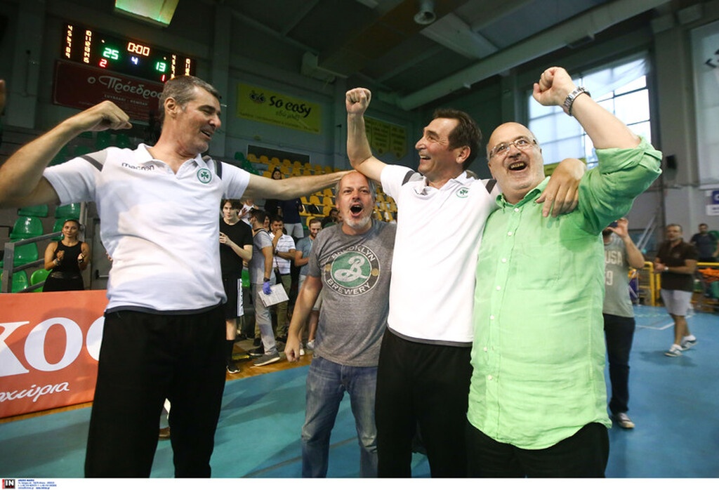 Το «πράσινο» γλέντι τίτλου στο βόλεϊ (videos+photos)