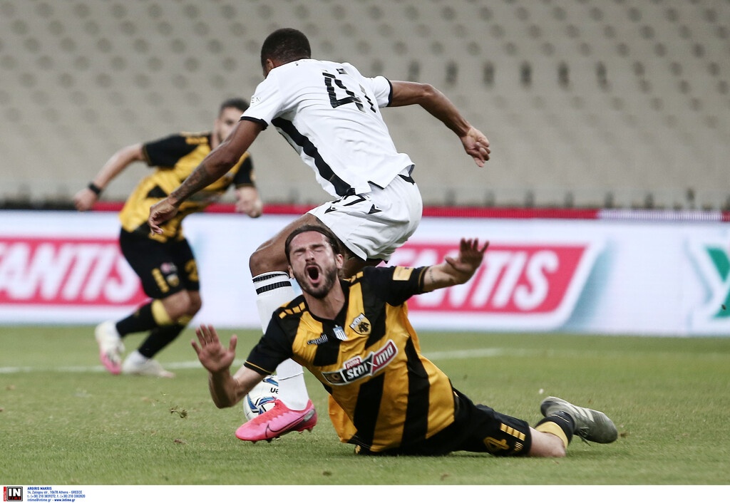 ΑΕΚ-ΠΑΟΚ: Το γκολ του Άκπομ που δεν μέτρησε ανάβει «φωτιές» (photos)
