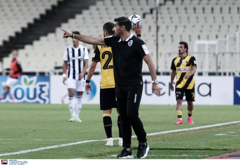 ΑΕΚ-ΠΑΟΚ: Έξαλλος ο Φερέιρα με το διαιτητή (photos)