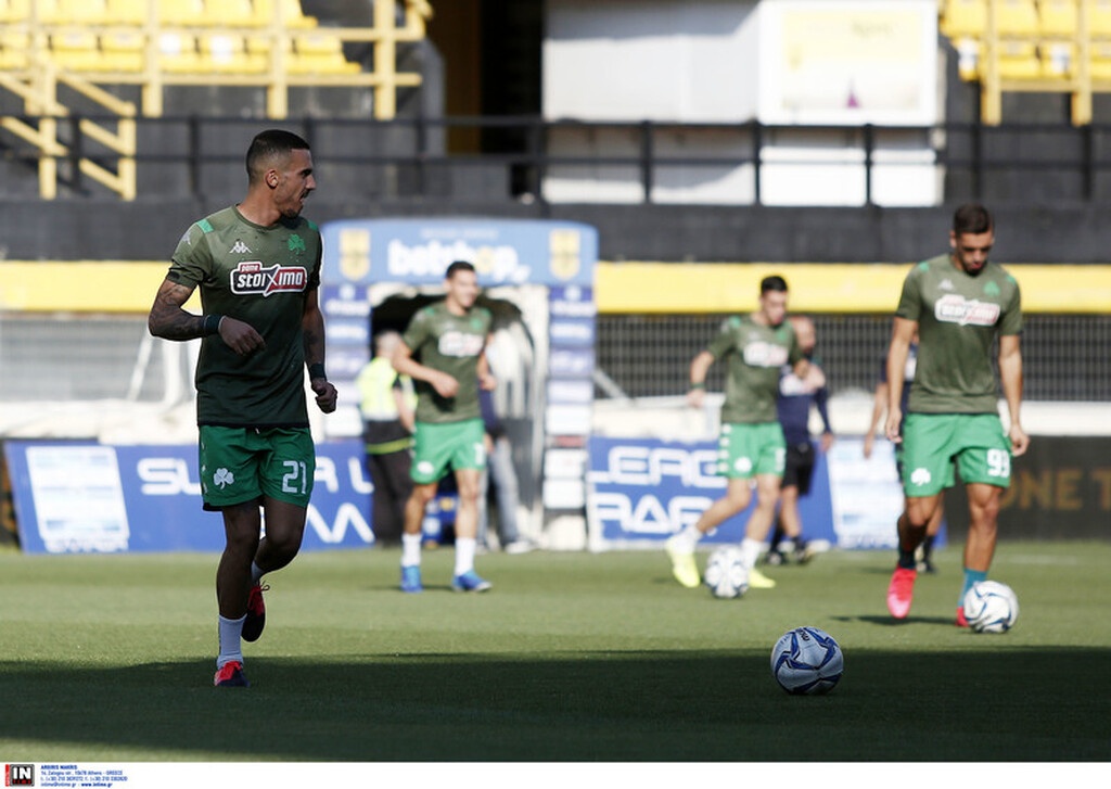 Άρης-Παναθηναϊκός: Η προθέρμανση των «πρασίνων» (photos)