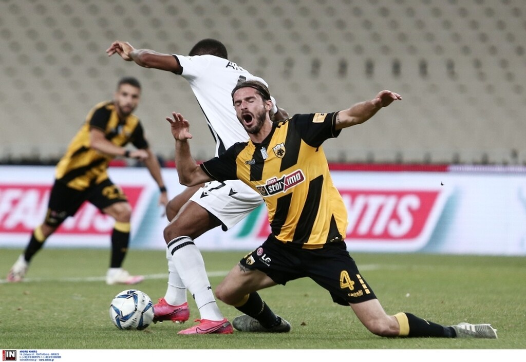 ΑΕΚ-ΠΑΟΚ: Το γκολ του Άκπομ που δεν μέτρησε ανάβει «φωτιές» (photos)