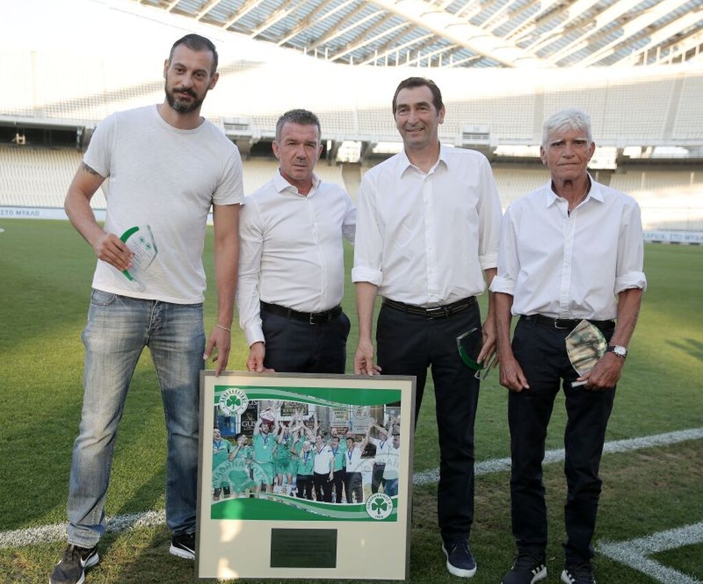 Παναθηναϊκός-ΟΦΗ: Τιμήθηκαν οι πρωταθλητές του βόλεϊ (photos)