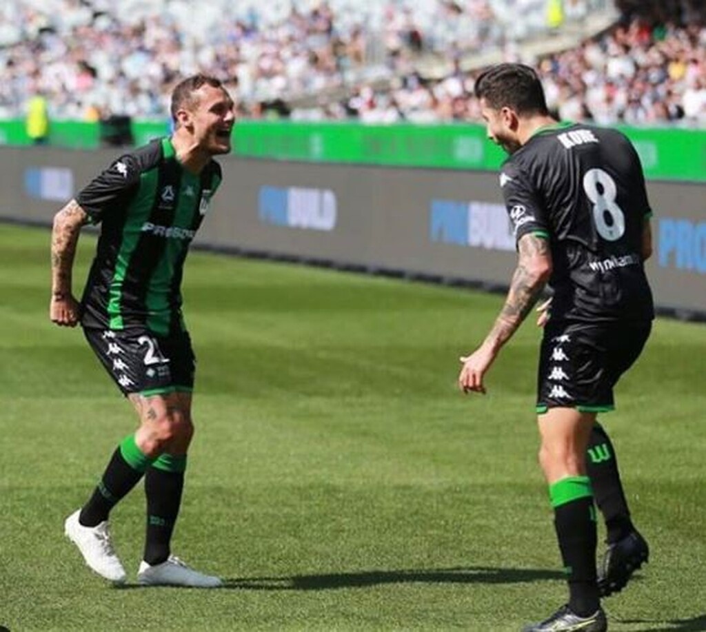 Με τον πρώην Αλίνο Ντιαμάντι.