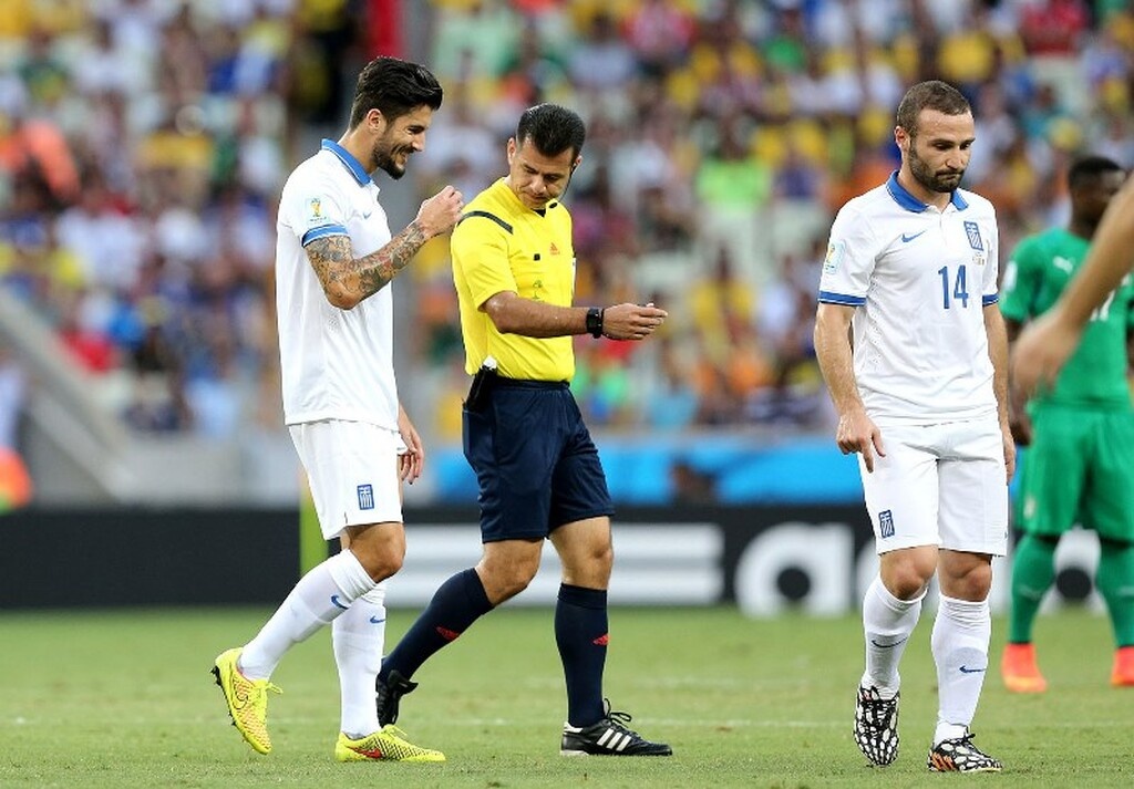 Ο τραυματισμός στο ματς με την Ακτή Ελεφαντοστού.