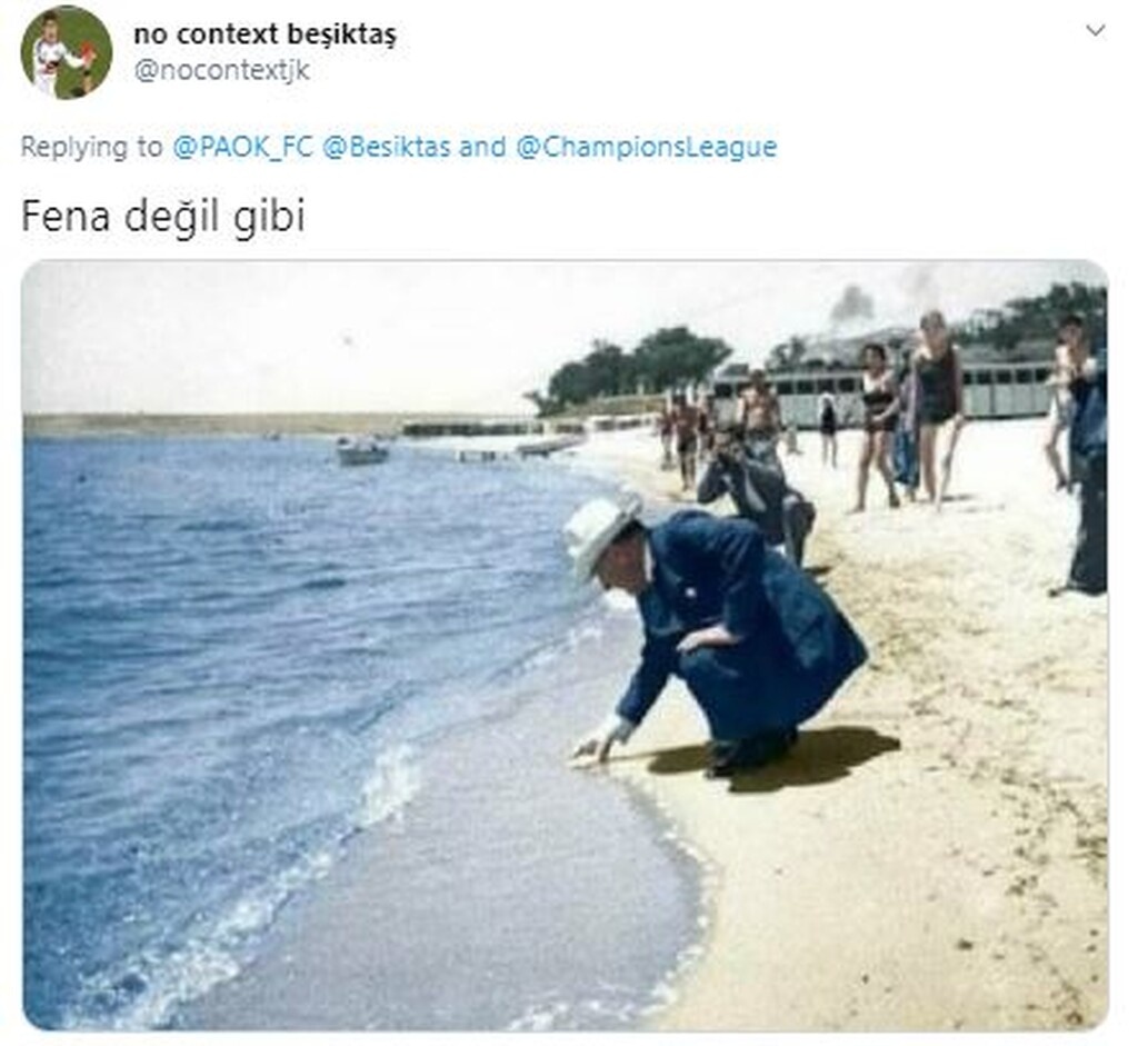 ΠΑΟΚ - Μπεσίκτας: «Επίθεση» Τούρκων με Κεμάλ και φρεγάτες στο Twitter του «Δικέφαλου» (photos)