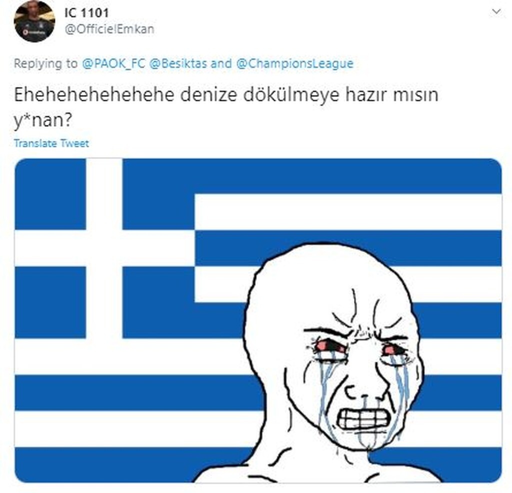 ΠΑΟΚ - Μπεσίκτας: «Επίθεση» Τούρκων με Κεμάλ και φρεγάτες στο Twitter του «Δικέφαλου» (photos)