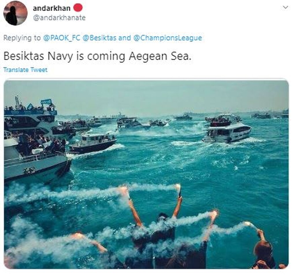 ΠΑΟΚ - Μπεσίκτας: «Επίθεση» Τούρκων με Κεμάλ και φρεγάτες στο Twitter του «Δικέφαλου» (photos)