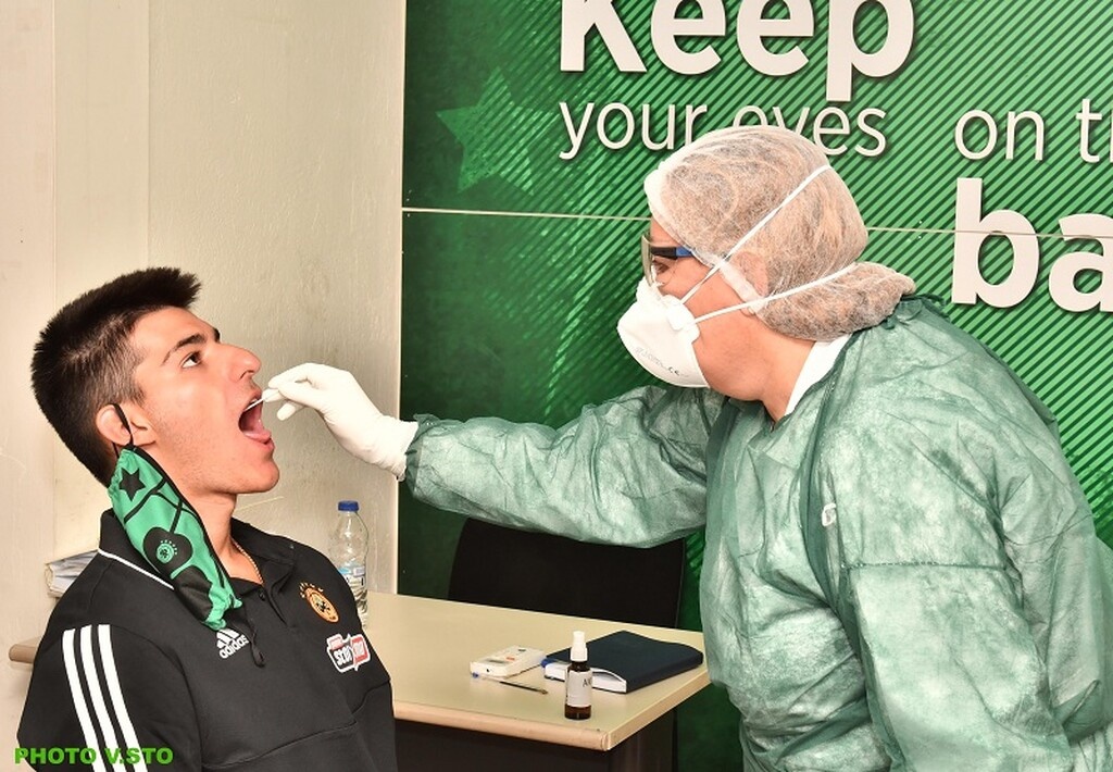 Παναθηναϊκός ΟΠΑΠ: Πέρασαν από τέστ για τον κορονοϊό οι «πράσινοι» (photos)