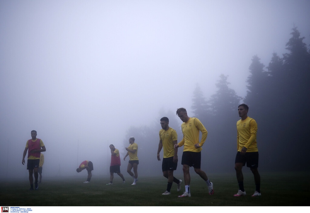 Άρης: Με ομίχλη και Γκανέα η προπόνηση (photos)