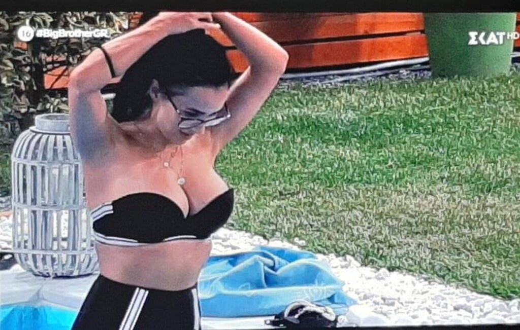 Big Brother: Άναψε φωτιές με το τρελό μπούστο της! (photos)