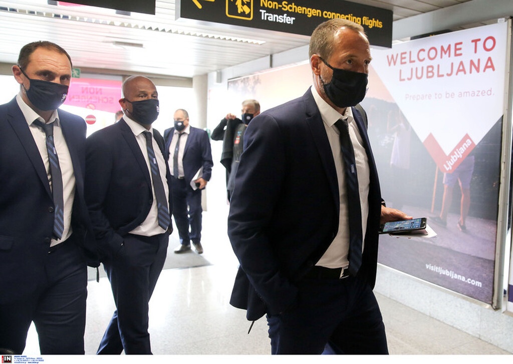 Εθνική ομάδα: Έφτασε στη Σλοβενία και ετοιμάζεται για την πρεμιέρα (video+photos)