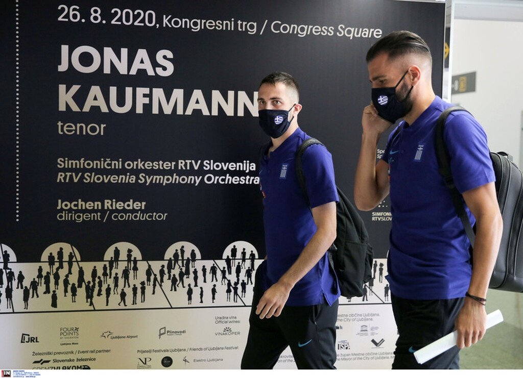 Εθνική ομάδα: Έφτασε στη Σλοβενία και ετοιμάζεται για την πρεμιέρα (video+photos)