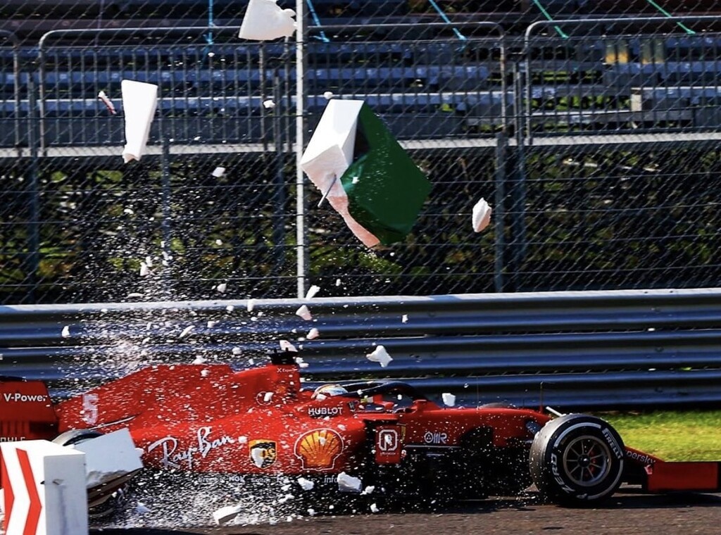 «Πάγωσαν» στην Μόντσα με Λεκλέρκ: Τρομακτικό ατύχημα στην F1 (video+photos)