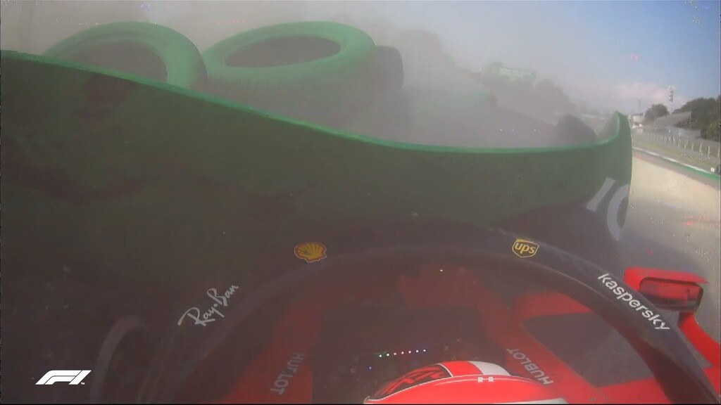 «Πάγωσαν» στην Μόντσα με Λεκλέρκ: Τρομακτικό ατύχημα στην F1 (video+photos)