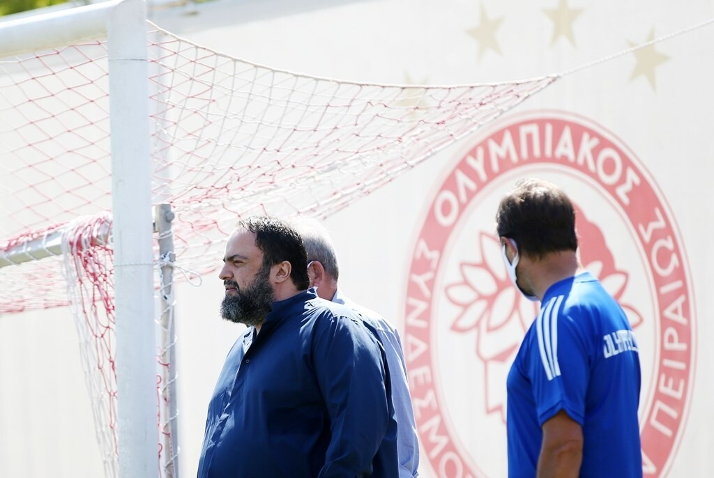 Ολυμπιακός: Ζήτησε Κύπελλο και καλύτερη σεζόν ο Μαρινάκης (photos)