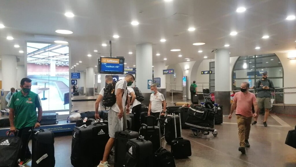 Παναθηναϊκός ΟΠΑΠ: Έφτασαν στο Κάουνας οι «πράσινοι» (videos+photos)