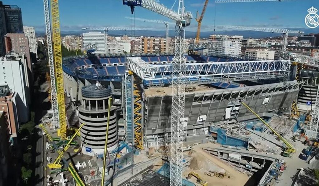Ρεάλ Μαδρίτης: Συνεχίζεται η ανακαίνιση του «Σαντιάγκο Μπερναμπέου» (photos+video)
