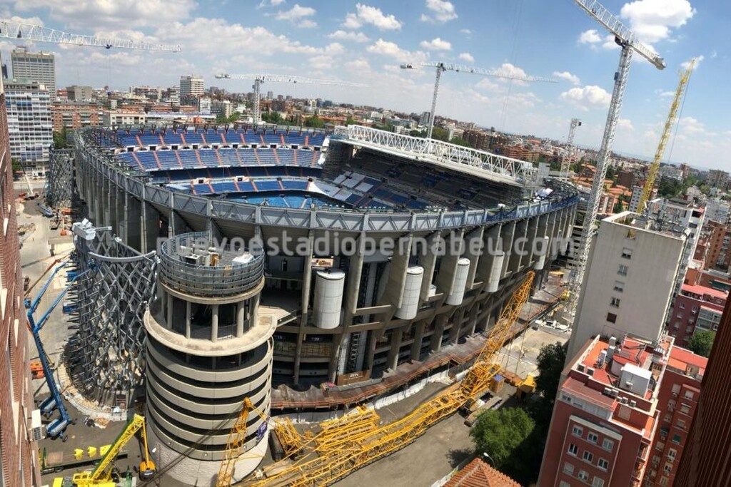 Ρεάλ Μαδρίτης: Συνεχίζεται η ανακαίνιση του «Σαντιάγκο Μπερναμπέου» (photos+video)