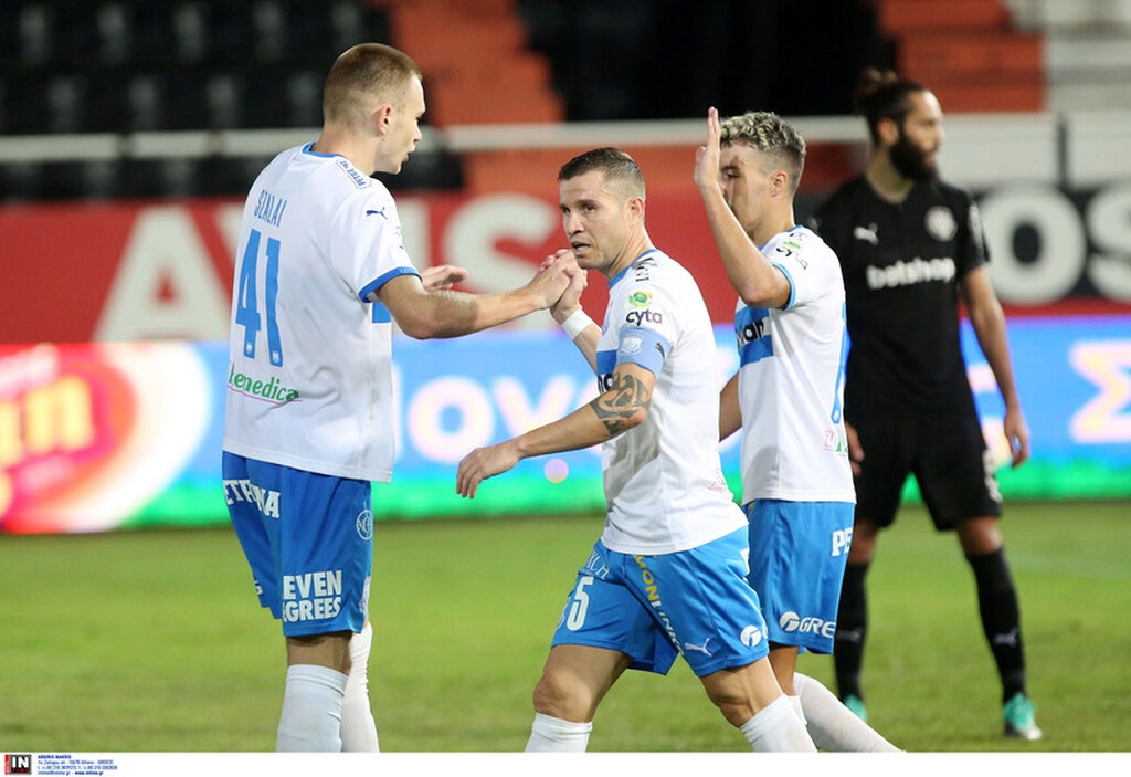 Το γκολ και οι πανηγυρισμοί στον Απόλλωνα