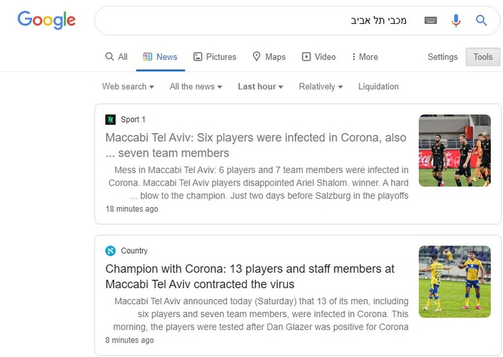 «Συναγερμός» στη Μακάμπι του Δώνη, 13 κρούσματα κορονοϊού (photo)