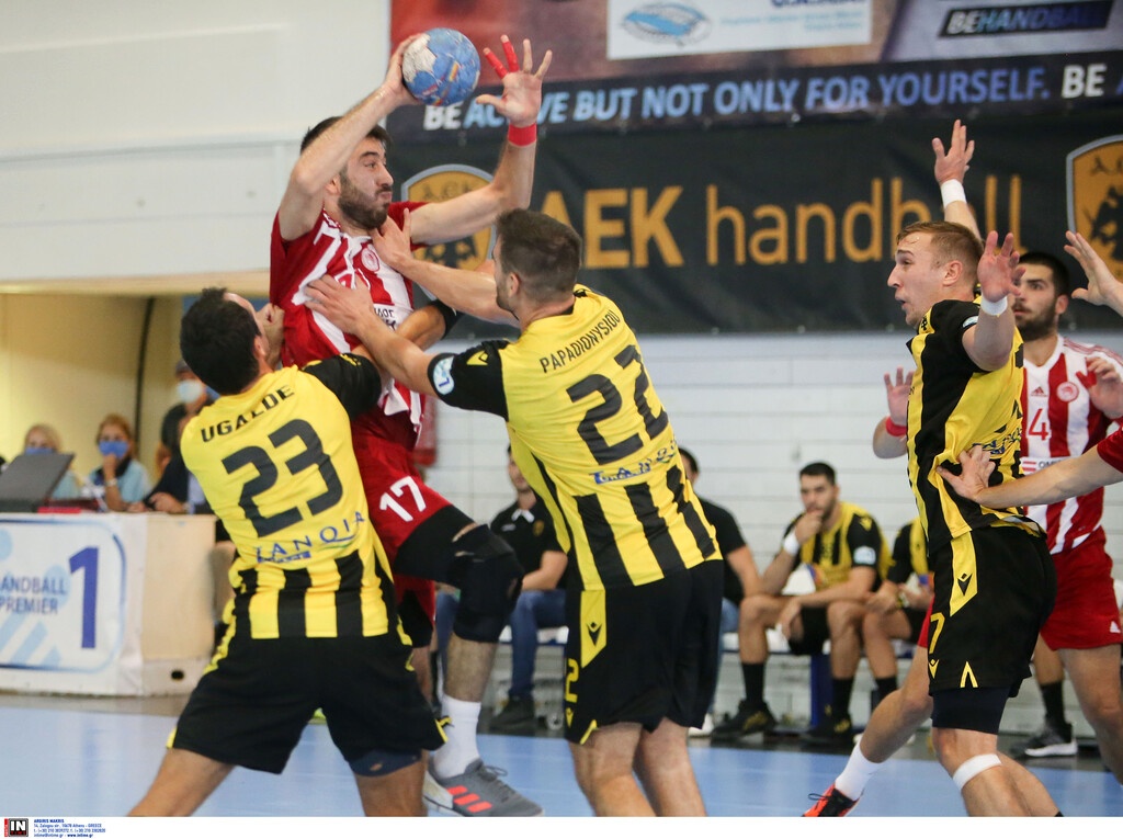 Handball Premier: Άλλο επίπεδο η ΑΕΚ, ισοπέδωσε τον Ολυμπιακό! (videos)