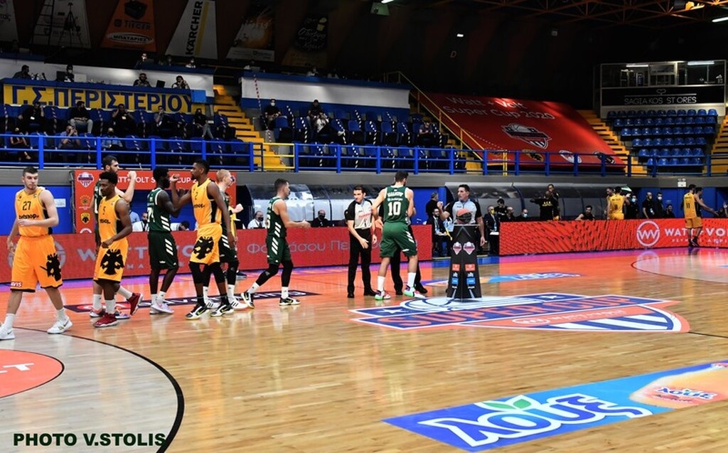 ΑΕΚ-Παναθηναϊκός ΟΠΑΠ: Το «κιτρινόμαυρο» προβάδισμα στο πρώτο μέρος (video+photos)