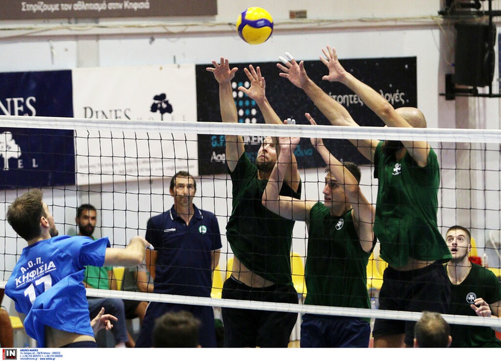 Βόλεϊ ανδρών: Φιλκή ισοπαλία για Παναθηναϊκό και Κηφισιά (photos)