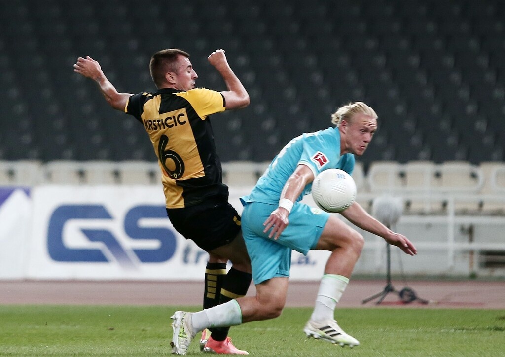 ΑΕΚ - Βόλφσμπουργκ: Το χαμένο πέναλτι του Μάνταλου (photos+video)