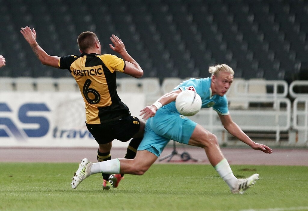 ΑΕΚ - Βόλφσμπουργκ: Το χαμένο πέναλτι του Μάνταλου (photos+video)