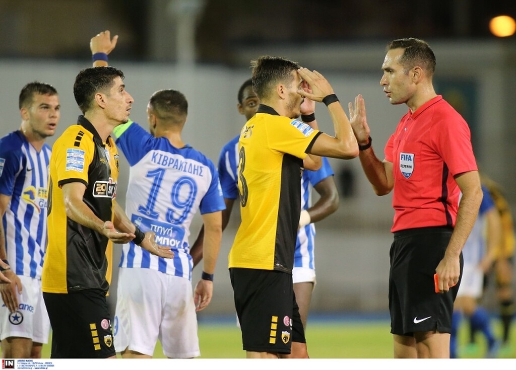 Ατρόμητος-ΑΕΚ: H φάση που έφερε την αποβολή του Μάνταλου (photos+video)