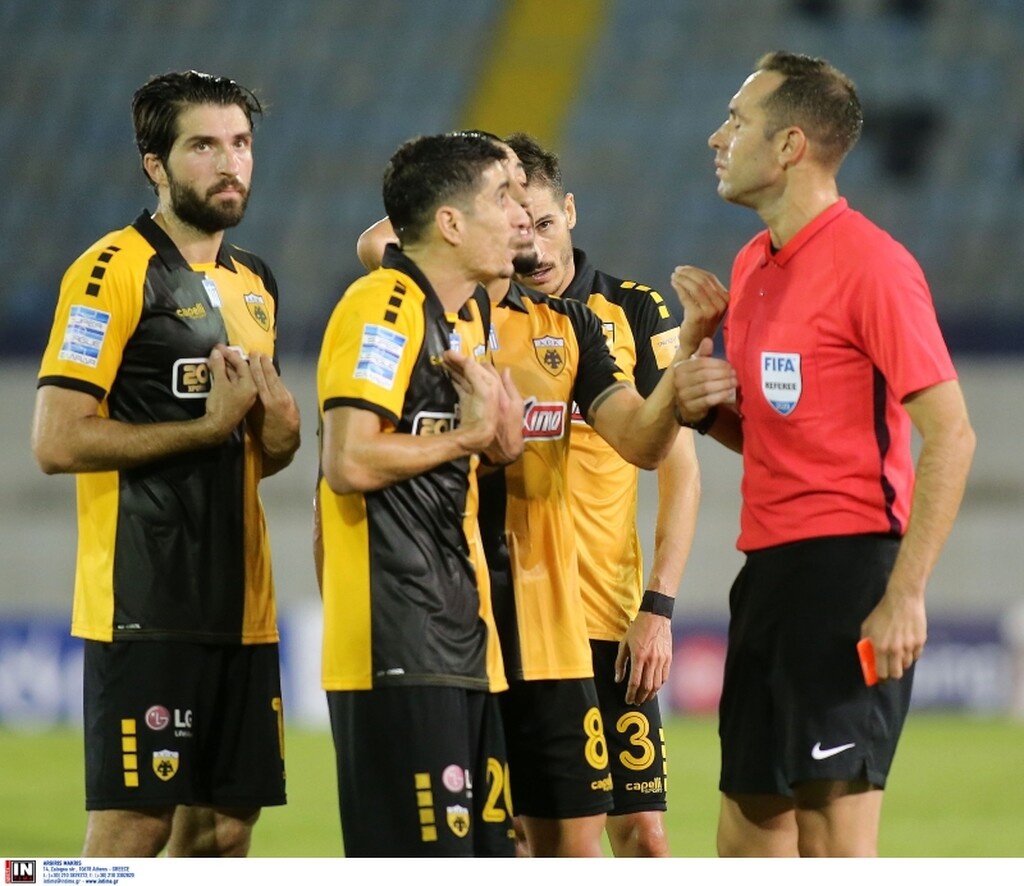 Ατρόμητος-ΑΕΚ: H φάση που έφερε την αποβολή του Μάνταλου (photos+video)