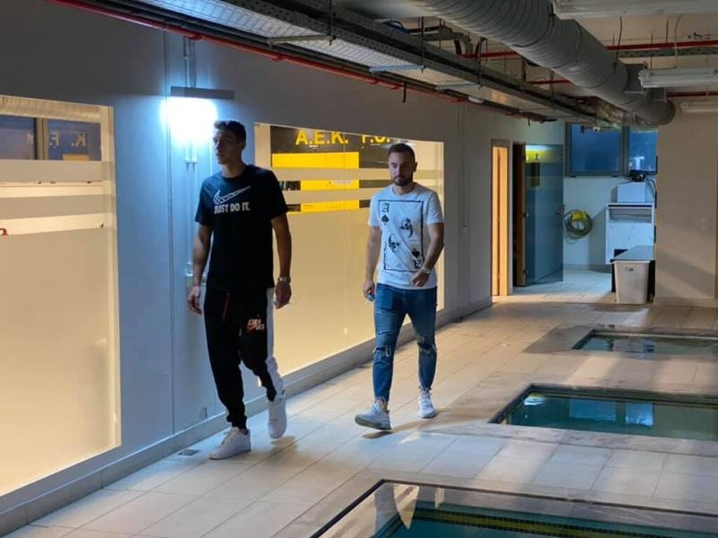 ΑΕΚ: Στα Σπάτα Τάνκοβιτς-Ντεντελτσιάρου! (Photos)