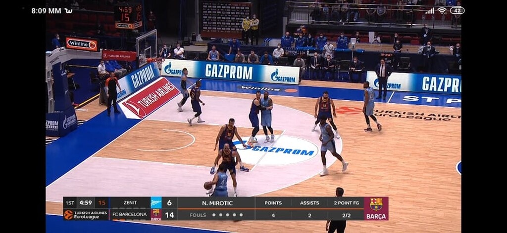 Euroleague: Με δυο διαιτητές το Ζενίτ-Μπαρτσελόνα (photos)