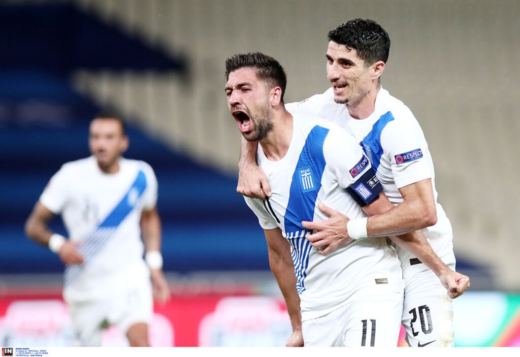Ελλάδα-Μολδαβία 2-0: Σβηστά στην κορυφή με Μπακασέτα, Μάνταλο (video+photos)