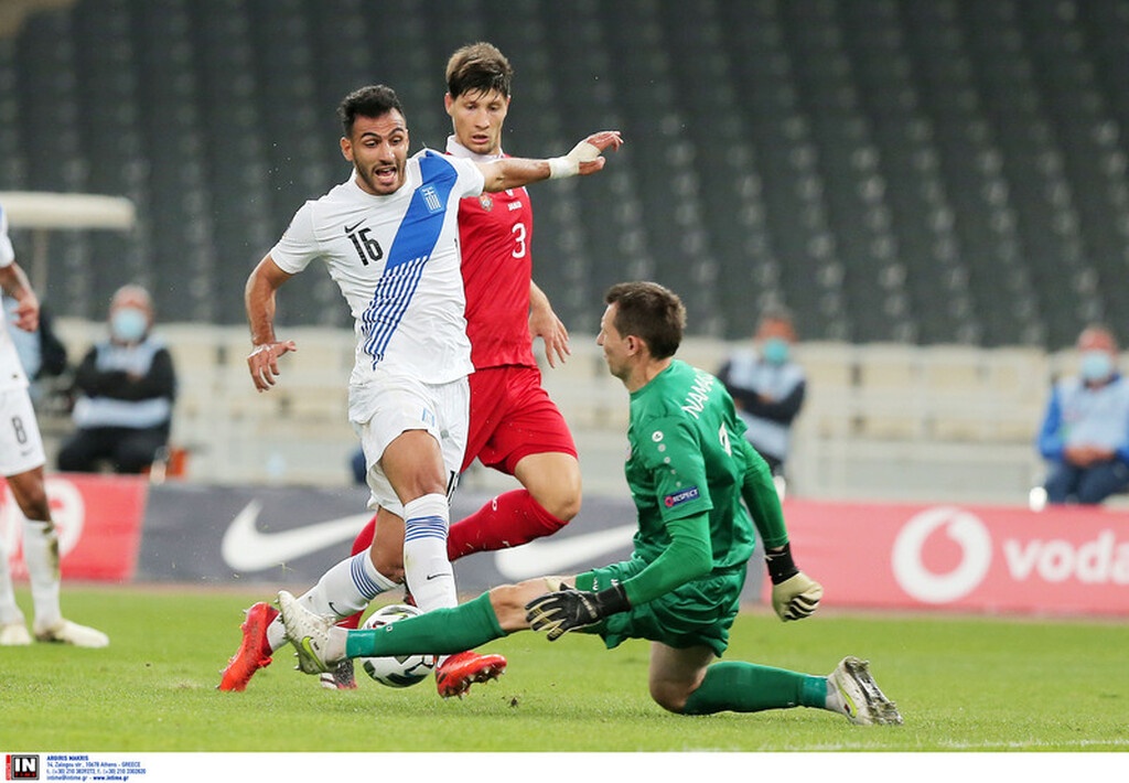 Ελλάδα-Μολδαβία 2-0: Σβηστά στην κορυφή με Μπακασέτα, Μάνταλο (video+photos)