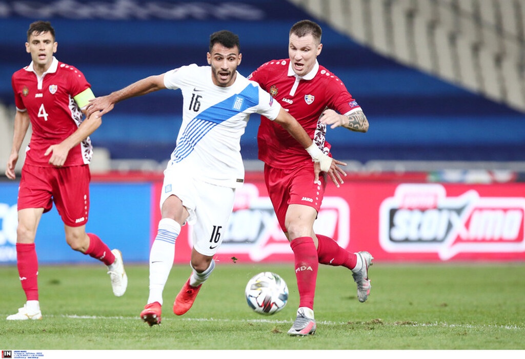 Ελλάδα-Μολδαβία 2-0: Σβηστά στην κορυφή με Μπακασέτα, Μάνταλο (video+photos)