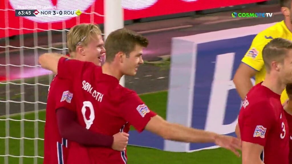 Nations League: Το χατ τρικ του Χάλαντ κόντρα στη Ρουμανία (videos)