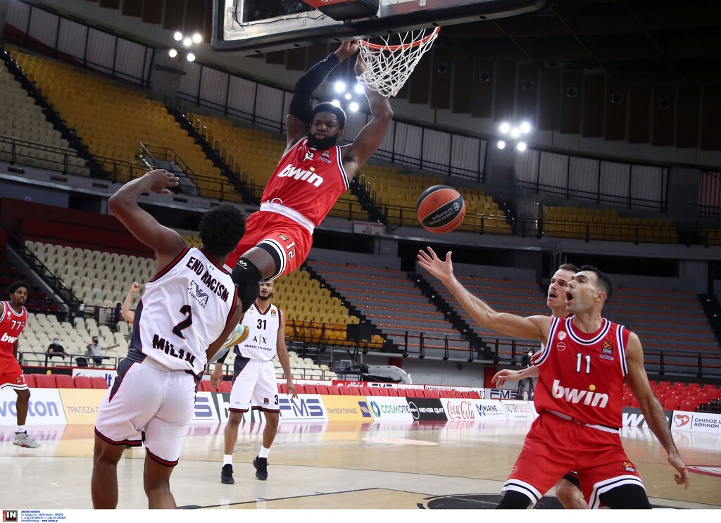 Ολυμπιακός-Αρμάνι Μιλάνο 86-75: Της «έραψε» κοστούμι!