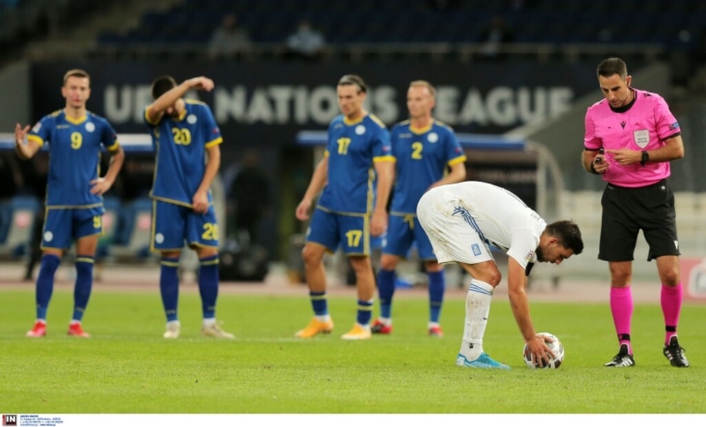 Ελλάδα-Κόσοβο: Το χαμένο πέναλτι του Μπακασέτα (video)