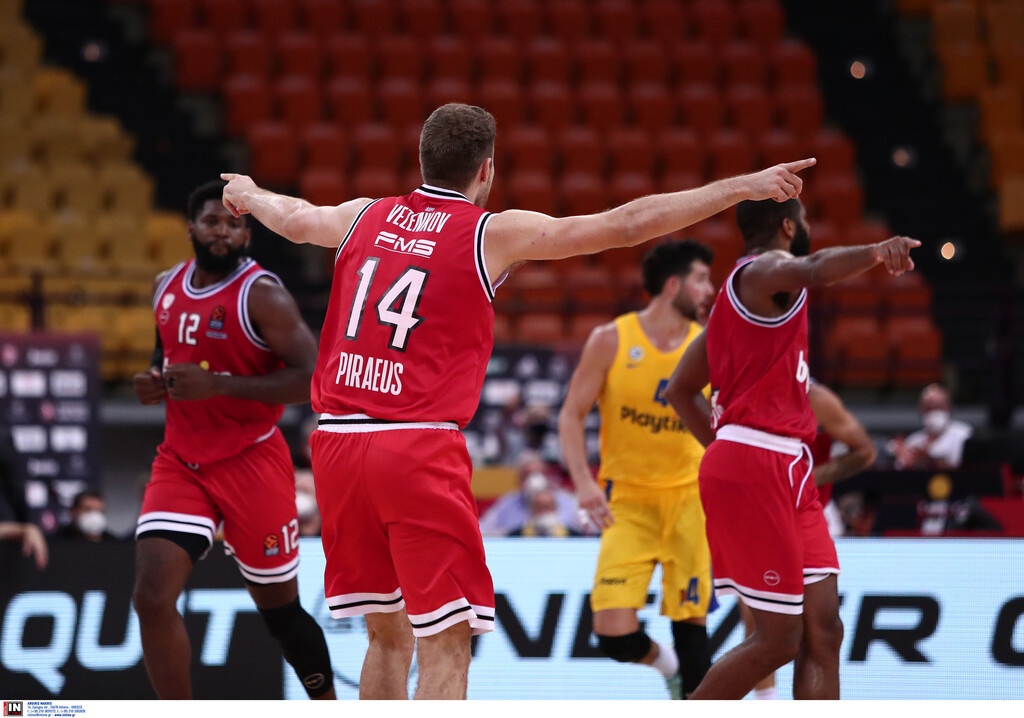 Ολυμπιακός-Μακάμπι Τελ Αβίβ 85-82: Με «βόμβα» Χάρισον!