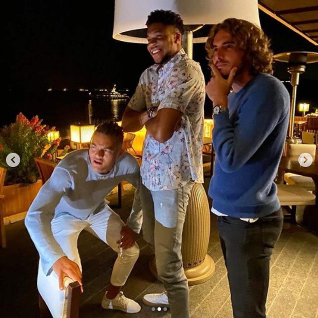 Μια παρέα Αντετοκούνμπο, Τσιτσιπάς και Καραλής (photos)