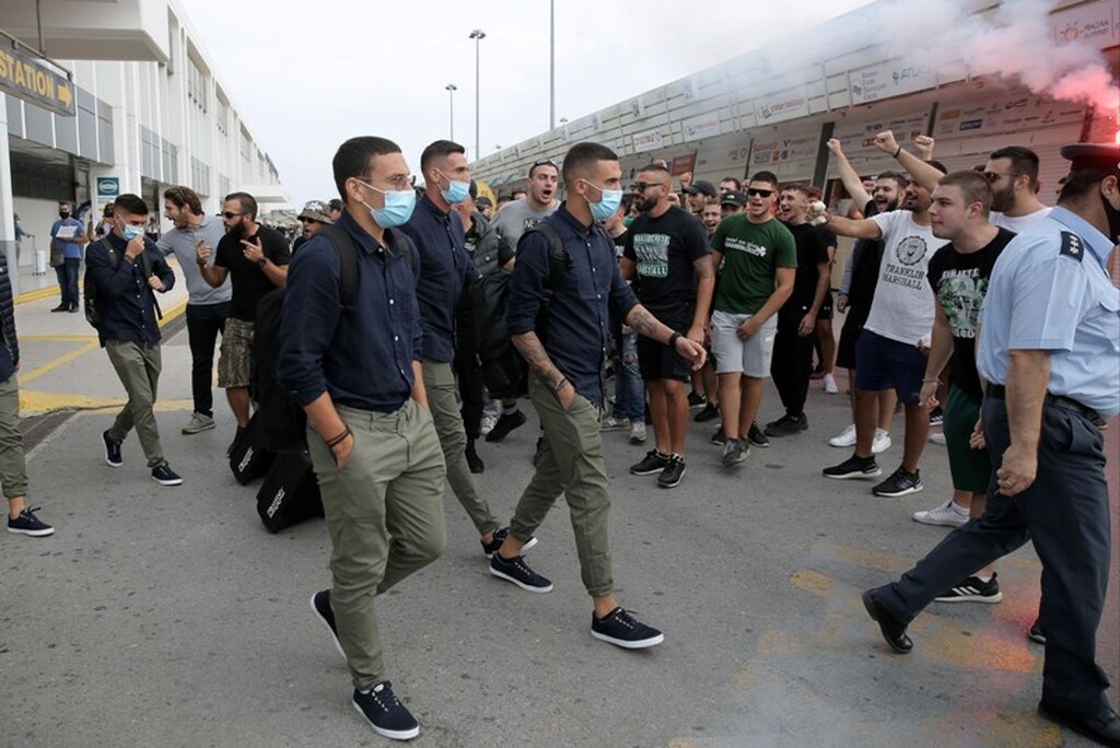 Παναθηναϊκός: Υποδοχή και προτροπές στο Ηράκλειο! (Photos)
