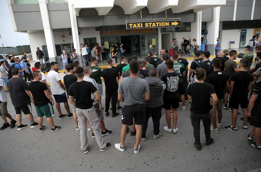 Παναθηναϊκός: Υποδοχή και προτροπές στο Ηράκλειο! (Photos)