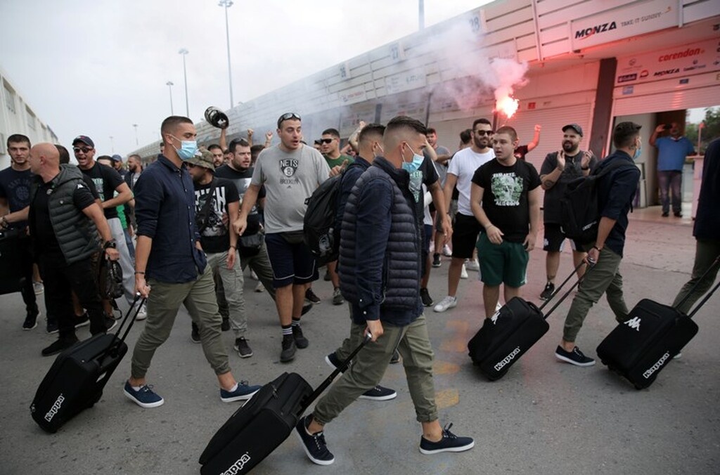 Παναθηναϊκός: Υποδοχή και προτροπές στο Ηράκλειο! (Photos)