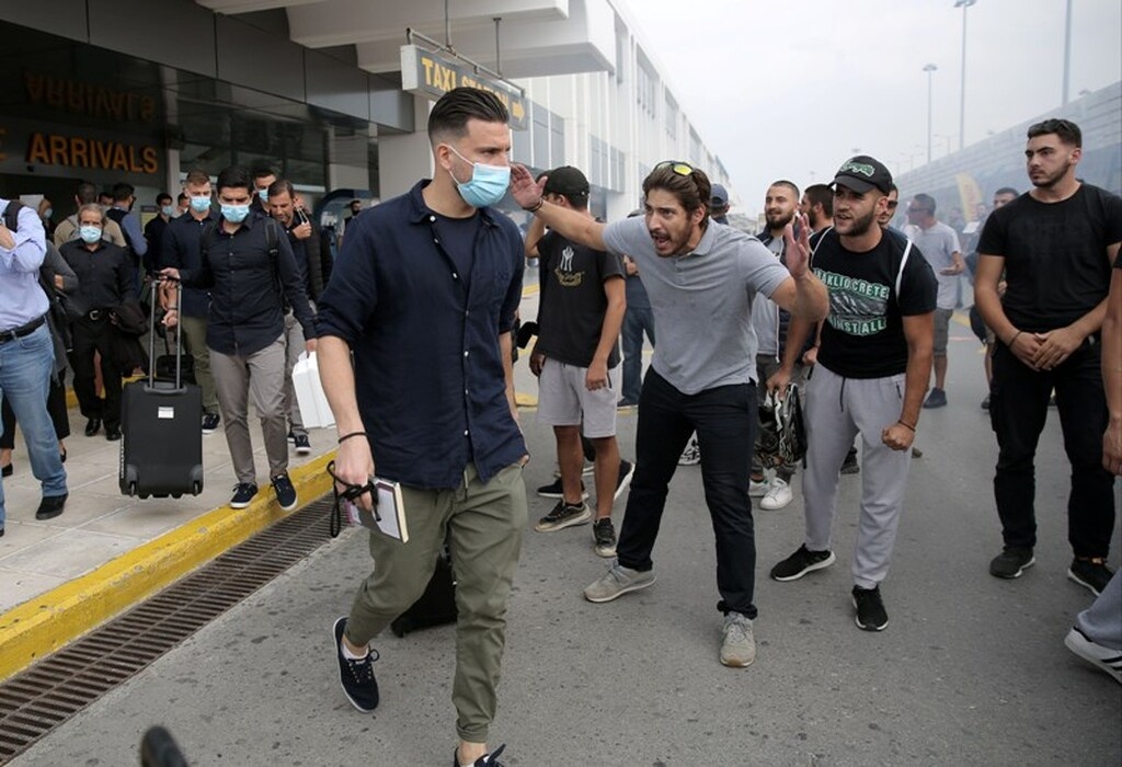 Παναθηναϊκός: Υποδοχή και προτροπές στο Ηράκλειο! (Photos)