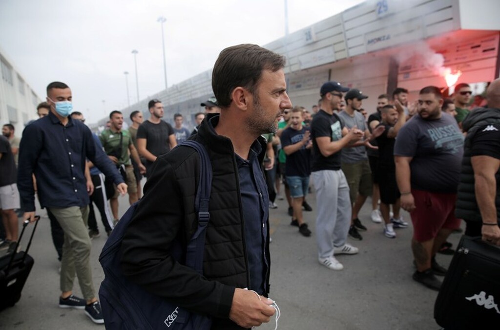 Παναθηναϊκός: Υποδοχή και προτροπές στο Ηράκλειο! (Photos)