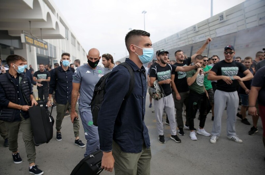 Παναθηναϊκός: Υποδοχή και προτροπές στο Ηράκλειο! (Photos)